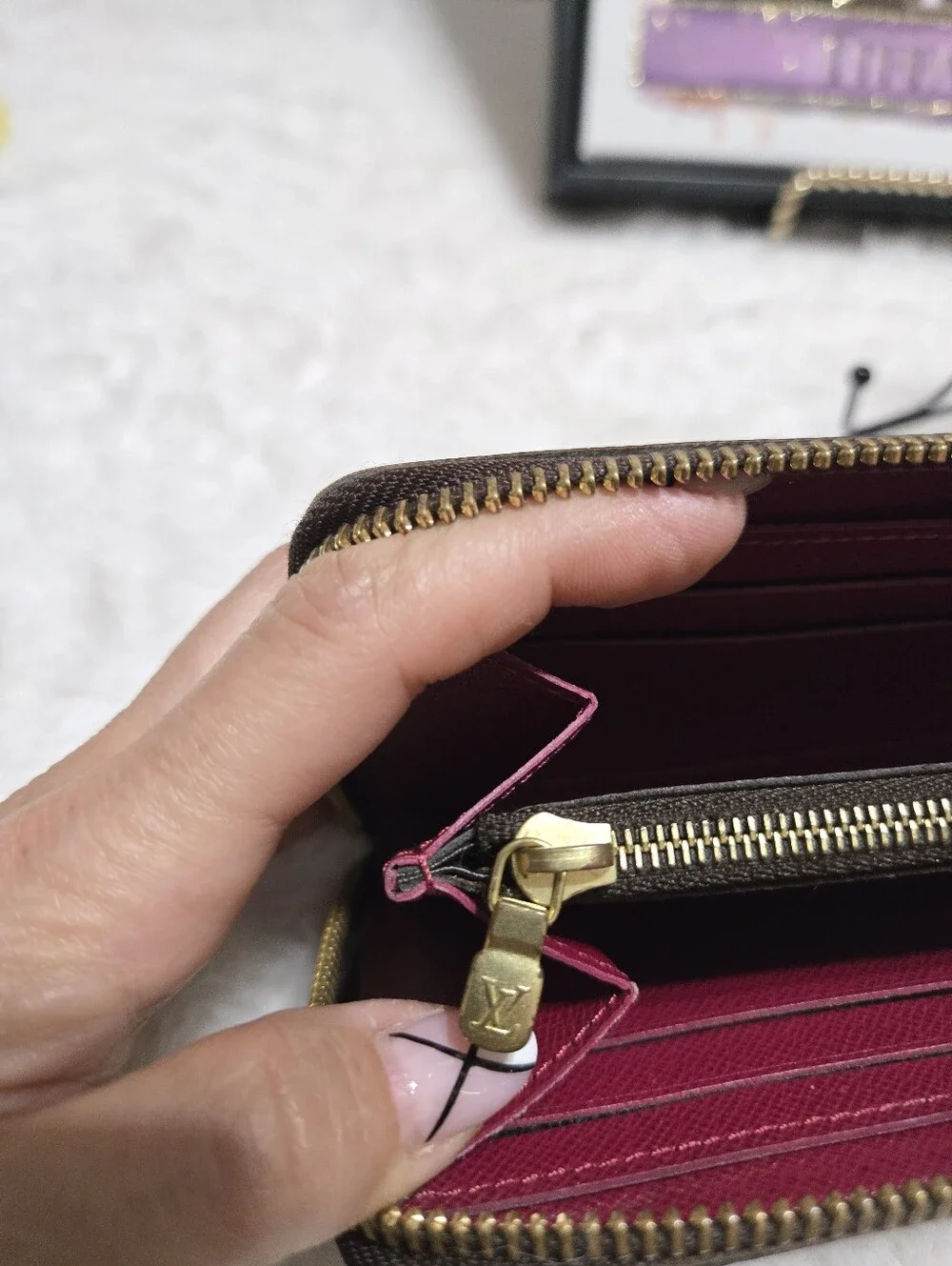 Louis Vuitton LV Monogram Clemence Wallet EUC